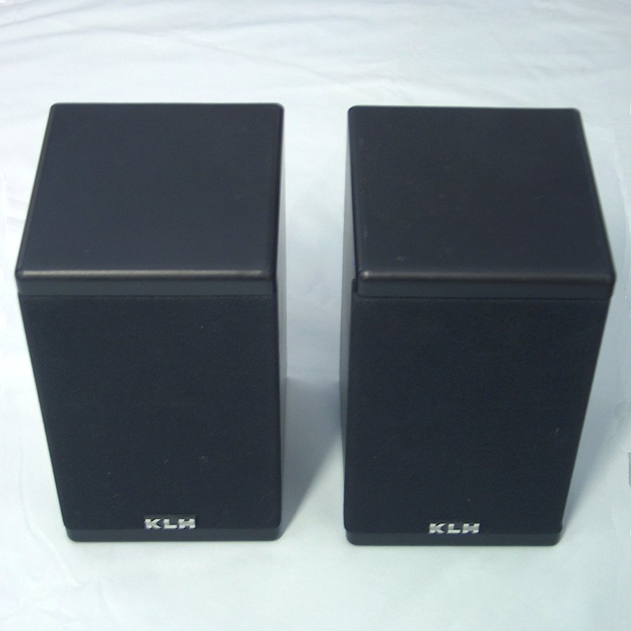 K114D KLH Audio Systems 9930 Rear Speakers 8 Ohms Black PreOwned Good